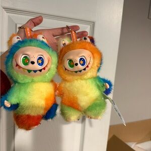 Rainbow Labubu Pendant Toy Charm